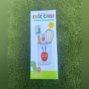 World of EriC Carle Hungry Caterpillar Set of 4 UTENSIL SET NEW